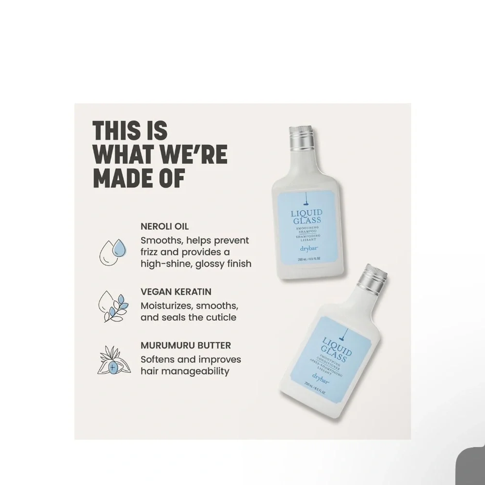 Drybar Liquid Glass Smoothing Duo with Blue Label